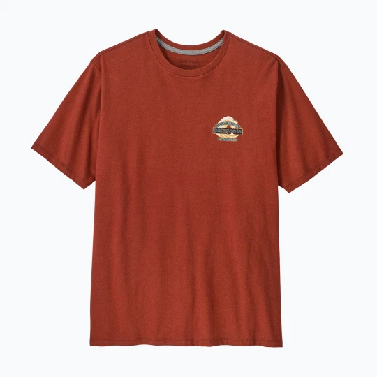 Zdjęcie produktu Koszulka męska Patagonia Great Waves Responsibili-Tee rusty red