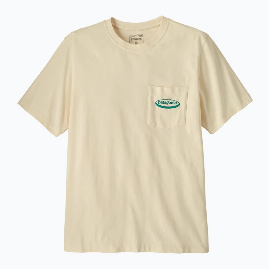 Zdjęcie produktu Koszulka męska Patagonia Midweight '95 Oval Logo Pocket Tee undyed natiral Beżowy