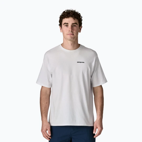 Zdjęcie produktu Koszulka męska Patagonia P-6 Logo Responsibili-Tee white