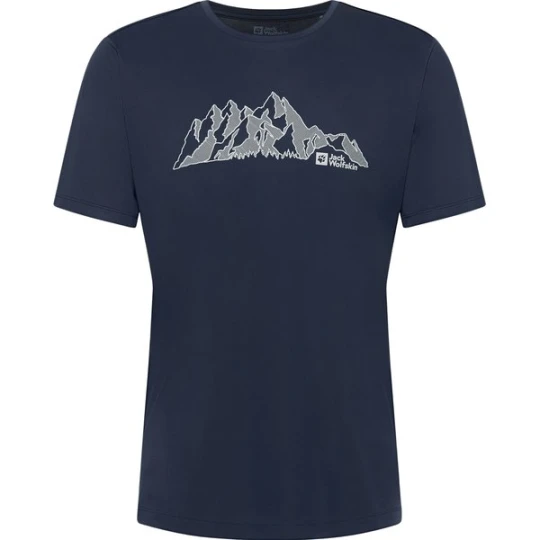 Zdjęcie produktu Koszulka męska Peak Graphic Jack Wolfskin Granatowy