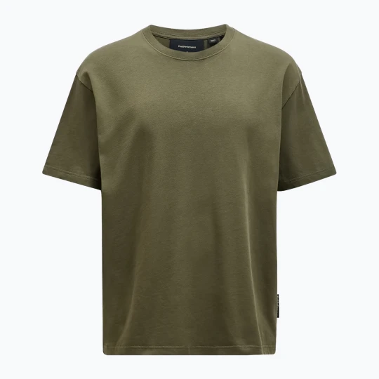 Zdjęcie produktu Koszulka męska Peak Performance Heavy Cotton pine needle Zielony