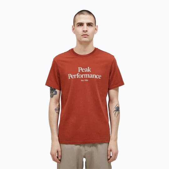Zdjęcie produktu Koszulka męska Peak Performance Original Tee spiced Brązowy