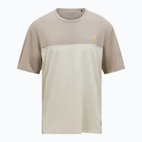 Zdjęcie produktu Koszulka męska Peak Performance Trail Wool Blend avid beige / sand fog
