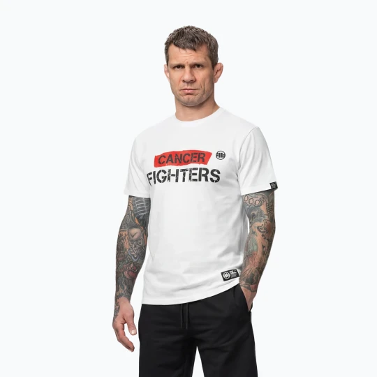 Zdjęcie produktu Koszulka męska Pitbull Cancer Fighters white