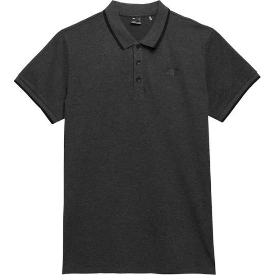 Zdjęcie produktu Koszulka męska polo 4FSS23TPTSM040 4F Szary
