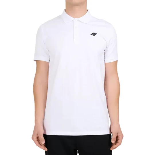 Zdjęcie produktu Koszulka męska polo M0770 4F Biały