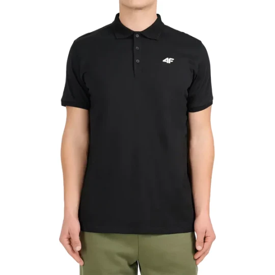 Zdjęcie produktu Koszulka męska polo M0770 4F Czarny