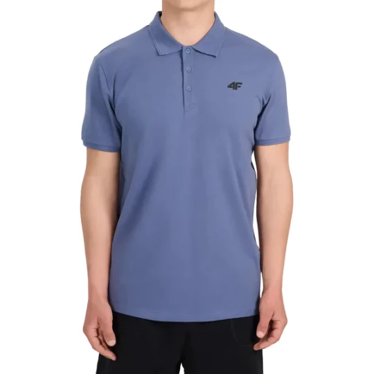 Zdjęcie produktu Koszulka męska polo M0770 4F Niebieski
