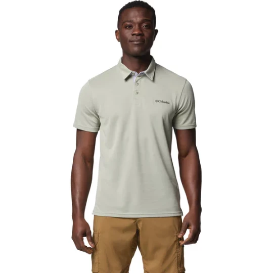 Zdjęcie produktu Koszulka męska polo Nelson Point Columbia Zielony