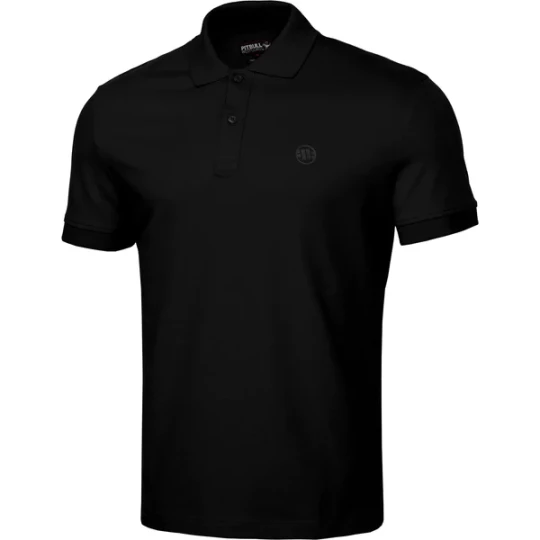 Zdjęcie produktu Koszulka męska Polo Pique Regular Pitbull West Coast Czarny