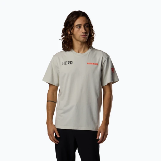 Zdjęcie produktu Koszulka męska Rossignol Hero Tee light grey