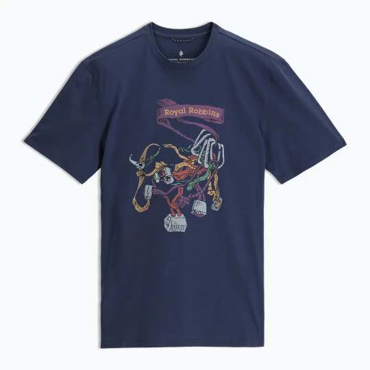 Zdjęcie produktu Koszulka męska Royal Robbins RR Graphic navy chock pt Granatowy