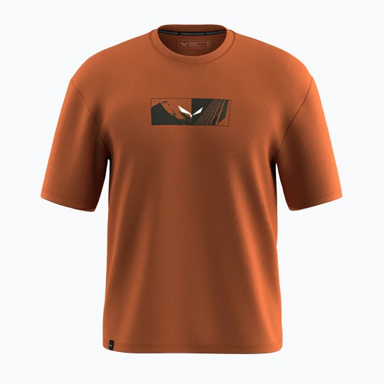 Zdjęcie produktu Koszulka męska Salewa Eagle Hybrid Loose bombay brown