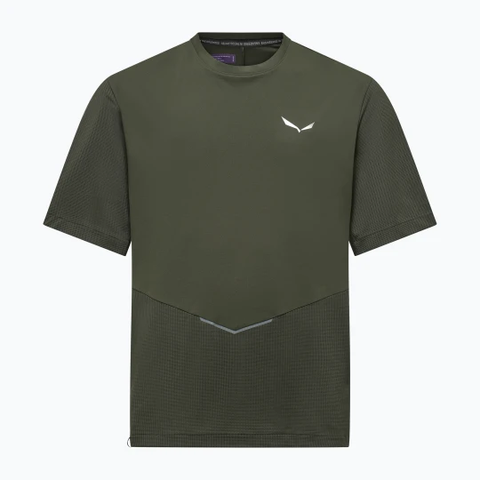 Zdjęcie produktu Koszulka męska Salewa Pedroc Dry Hyb dark olive Zielony