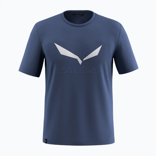Zdjęcie produktu Koszulka męska Salewa Solidlogo Dry dark denim Granatowy