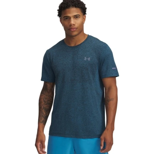 Zdjęcie produktu Koszulka męska Seamless Stride Under Armour Niebieski
