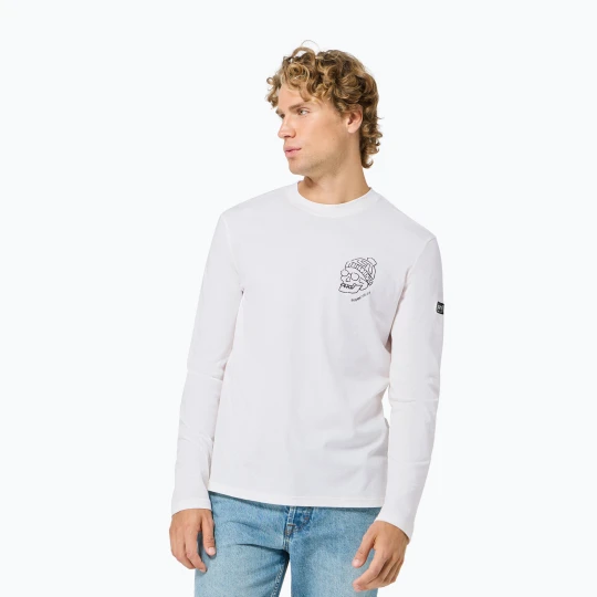 Zdjęcie produktu Koszulka męska Super.Natural Wander Wheel Tee eucalyptus / blueberry Biały