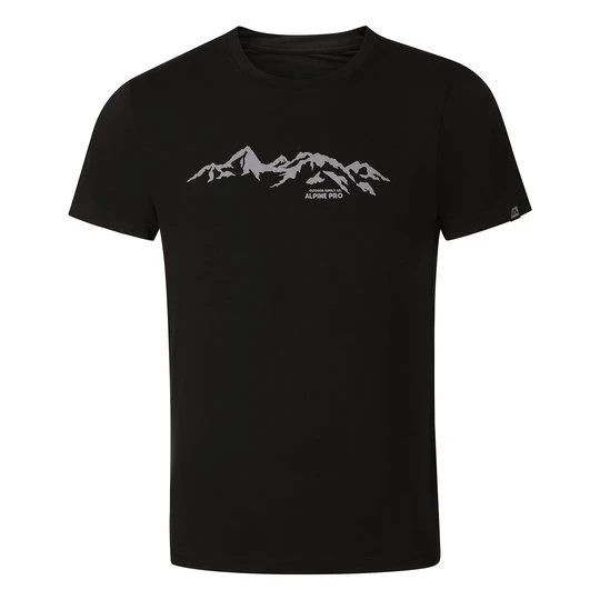 Zdjęcie produktu Koszulka męska szybkoschnąca Lyor czarna Alpine Pro