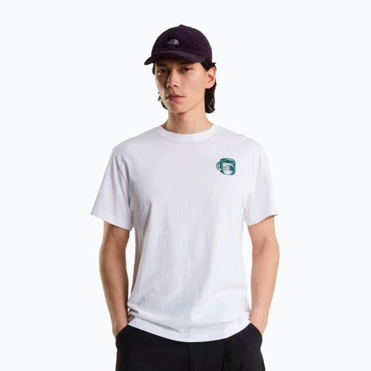 Zdjęcie produktu Koszulka męska The North Face Basecamp Barista Rlx tnf white/pacific teal
