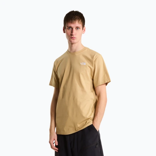 Zdjęcie produktu Koszulka męska The North Face Evolution Simple Dome Regular SS khaki stone Beżowy