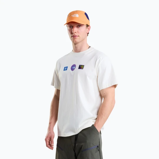 Zdjęcie produktu Koszulka męska The North Face Explorer Badges RLX SS Tee Graphic white dune