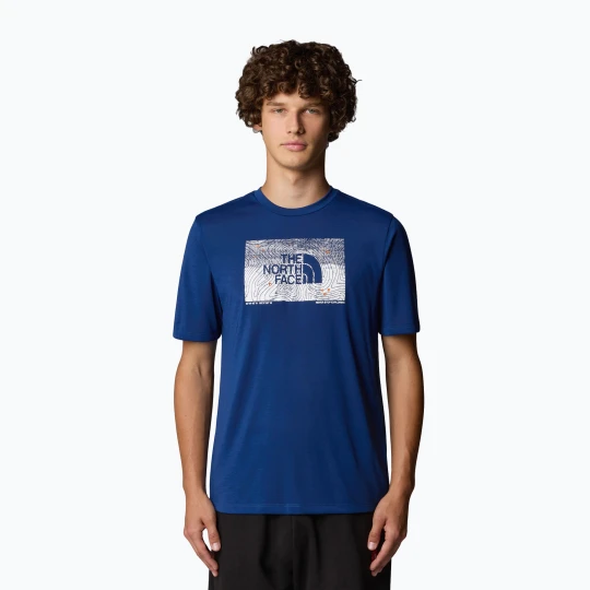 Zdjęcie produktu Koszulka męska The North Face Foundation Abstract Graphic Tee estate blue Granatowy