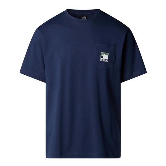 Zdjęcie produktu Koszulka męska The North Face Mountain 0A8E3M8K21 - granatowa