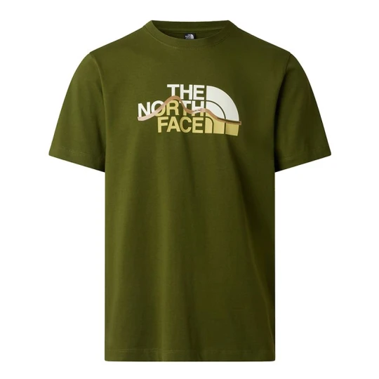 Zdjęcie produktu Koszulka męska The North Face Mountain Line 0A8GUXBRI1 - zielona