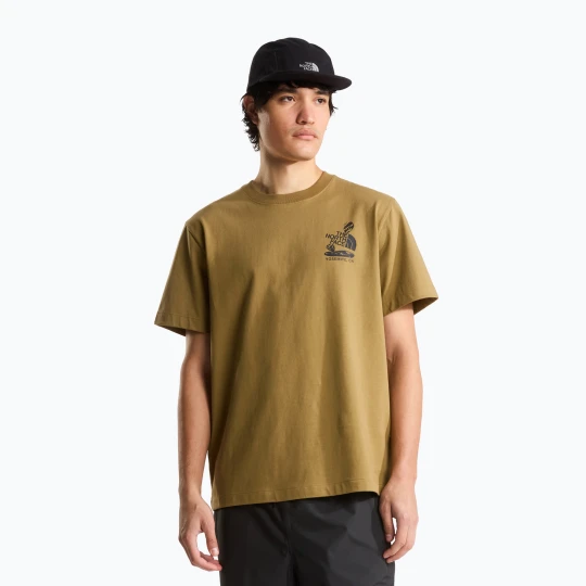Zdjęcie produktu Koszulka męska The North Face Snack Relaxed cedar Brązowy