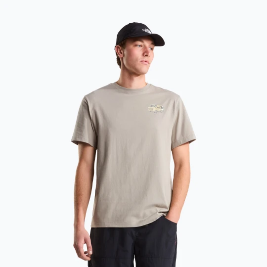 Zdjęcie produktu Koszulka męska The North Face Van Life Relaxed stone slab Beżowy