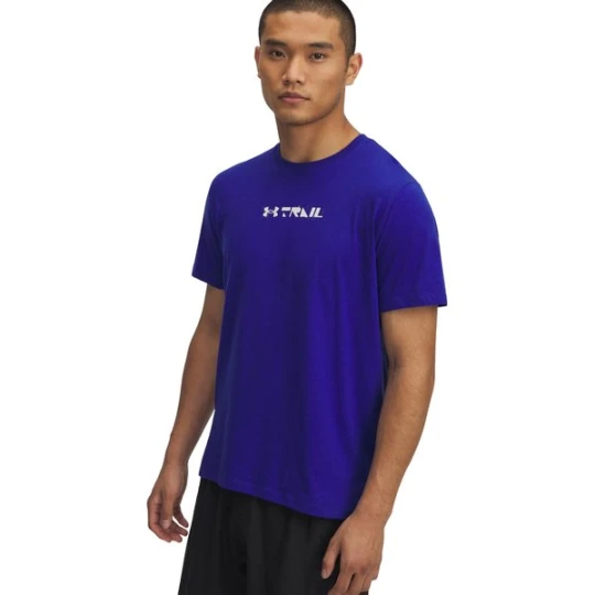 Zdjęcie produktu Koszulka męska Trail Run Graphic Tee Under Armour Granatowy
