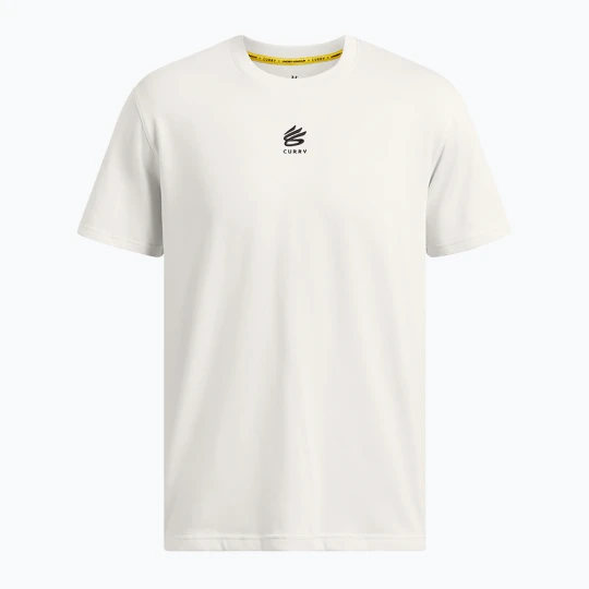 Zdjęcie produktu Koszulka męska Under Armour Curry Hvyweight Logo Tee white clay/black