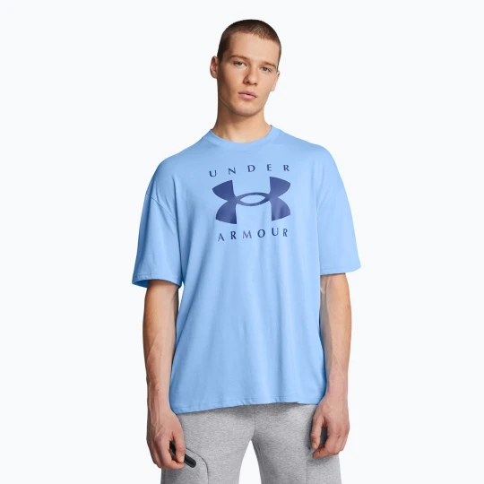 Zdjęcie produktu Koszulka męska Under Armour HW OS Branded horizon blue/tech blue