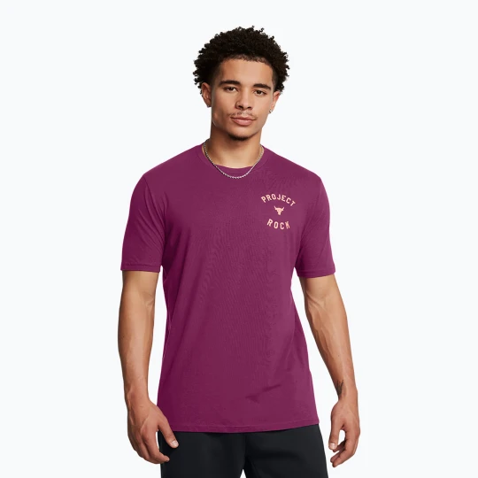 Zdjęcie produktu Koszulka męska Under Armour Project Rock 7 purple Fioletowy