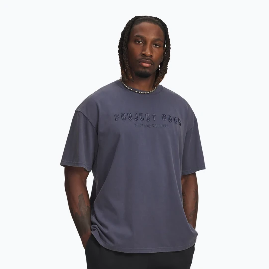 Zdjęcie produktu Koszulka męska Under Armour Project Rock Q3 ST Graphic downpour gray / white Szary