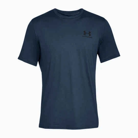 Zdjęcie produktu Koszulka męska Under Armour Sportstyle Left Chest academy / black Granatowy