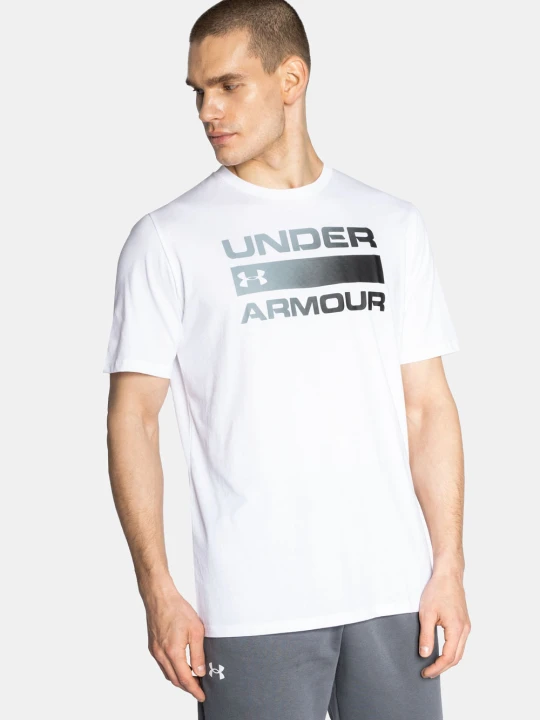 Zdjęcie produktu Koszulka męska Under Armour Team Issue Wordmark SS (1329582-100) Biały