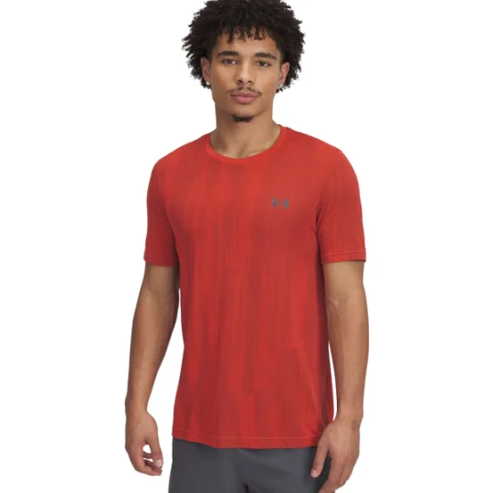 Zdjęcie produktu Koszulka męska Vanish Seamless Novelty Under Armour Czerwony