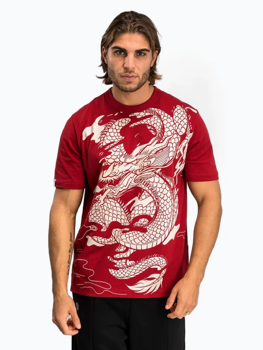 Zdjęcie produktu Koszulka męska Venum Dragon’S Flight Men’S T-Shirt cherry red / cream white