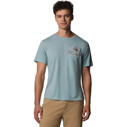 Zdjęcie produktu Koszulka męska Wild Cast Pocket Tee Columbia Niebieski