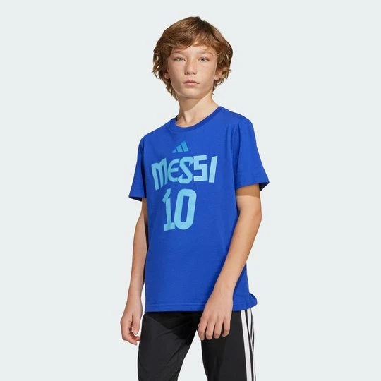 Zdjęcie produktu Koszulka Messi Name and Number Graphic Kids Adidas Semi Lucid Blue