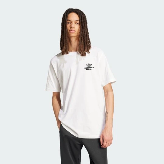 Zdjęcie produktu KOSZULKA MILAN SUPERSTAR GRAPHIC Adidas biały
