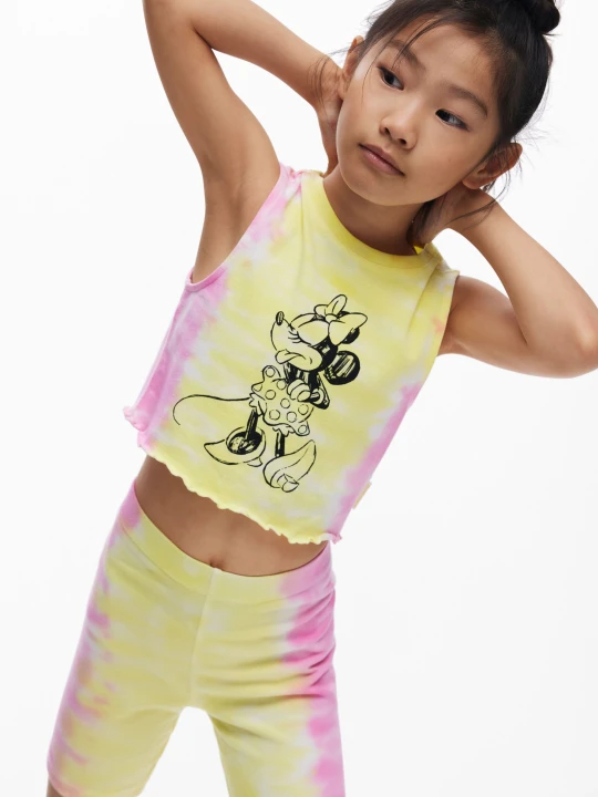 Zdjęcie produktu Koszulka tie-dye Minnie Mouse™ Desigual żółty