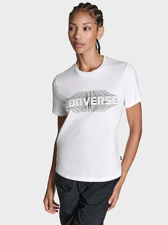 Zdjęcie produktu Koszulka Multiplied Converse Biały