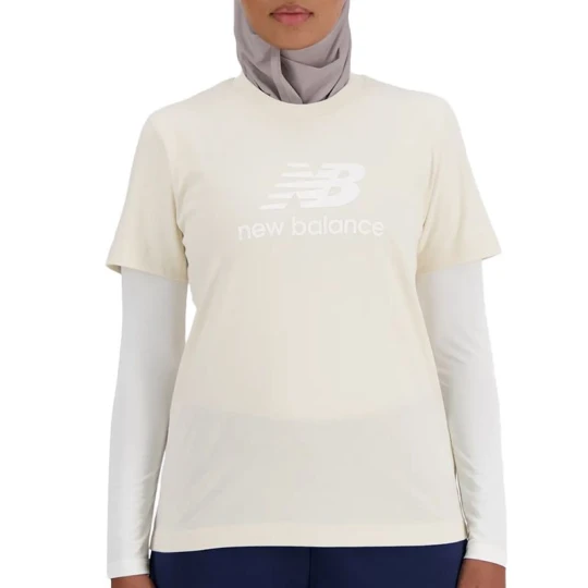 Zdjęcie produktu Koszulka New Balance WT41502LIN - beżowa
