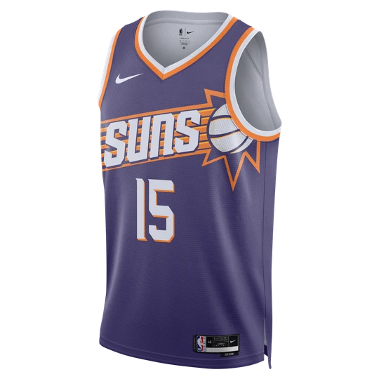 Zdjęcie produktu Koszulka Nike Dri-FIT NBA Swingman Devin Booker Phoenix Suns Icon Edition - Fiolet