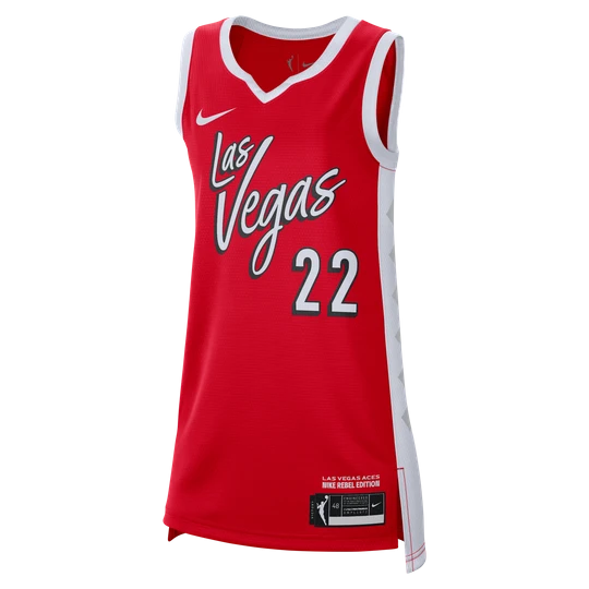 Zdjęcie produktu Koszulka Nike Dri-FIT WNBA Rebel A'ja Wilson Las Vegas Aces 2026 Rebel Edition - Czerwony