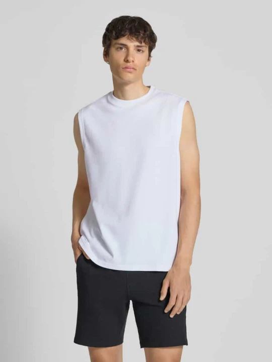 Zdjęcie produktu Koszulka o kroju regular fit z mieszanka bawełny model 'CASPIAN AIRFLEX BOXY' Only & Sons Biały