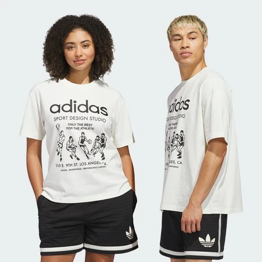 Zdjęcie produktu Koszulka Only The Best For The Athlete Adidas Off White