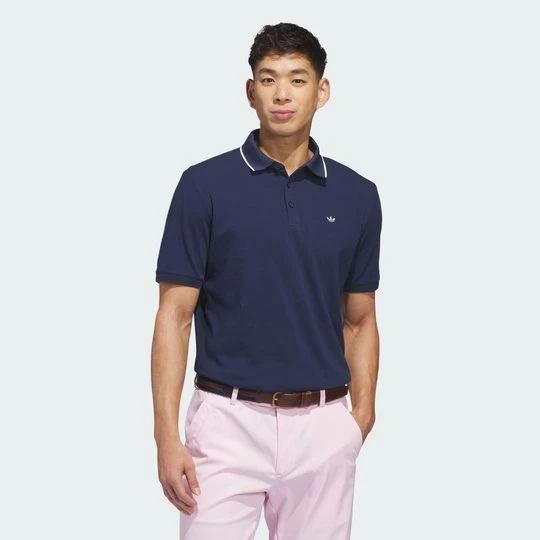 Zdjęcie produktu Koszulka Originals Twistknit Trefoil Polo Adidas niebieski